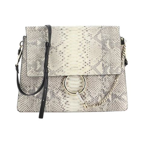 chloe bracelet bag faye|chloe faye python bag.